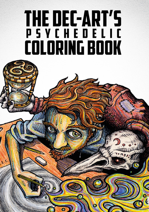 The dec-art's. Psychedelic coloring book