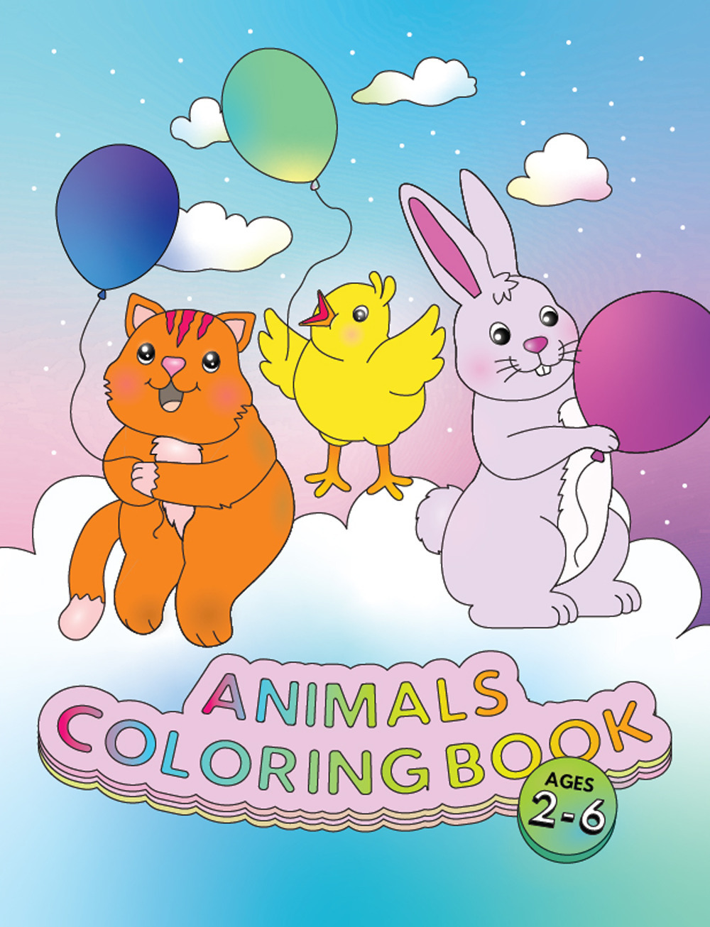 Animals coloring book