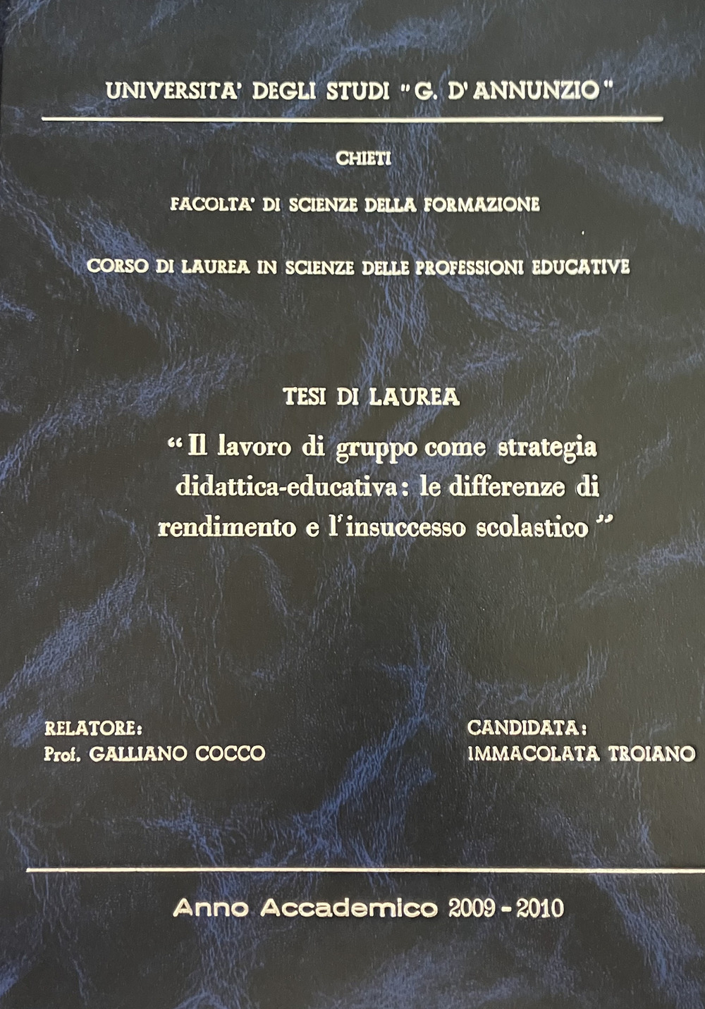 Il lavoro di gruppo come strategia didattica-educativa: le differenze di rendimento e l'insuccesso scolastico