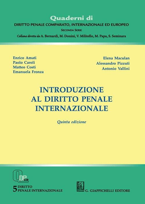 Introduzione al diritto penale internazionale