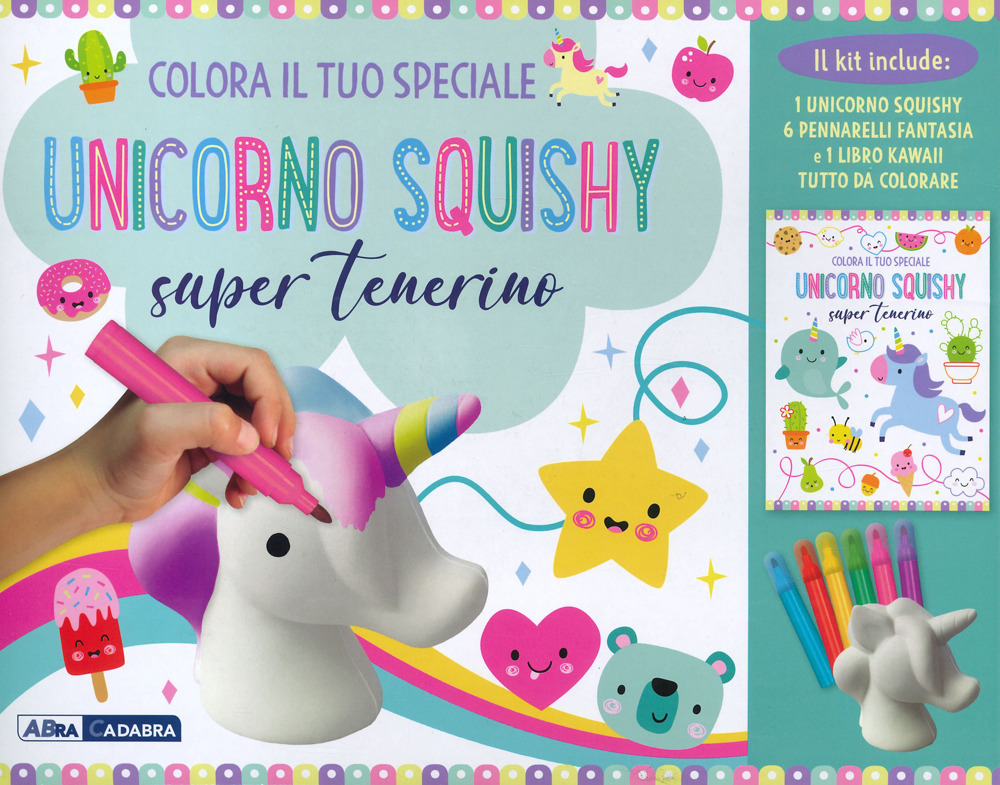 Colora il tuo speciale unicorno Squishy super tenerino