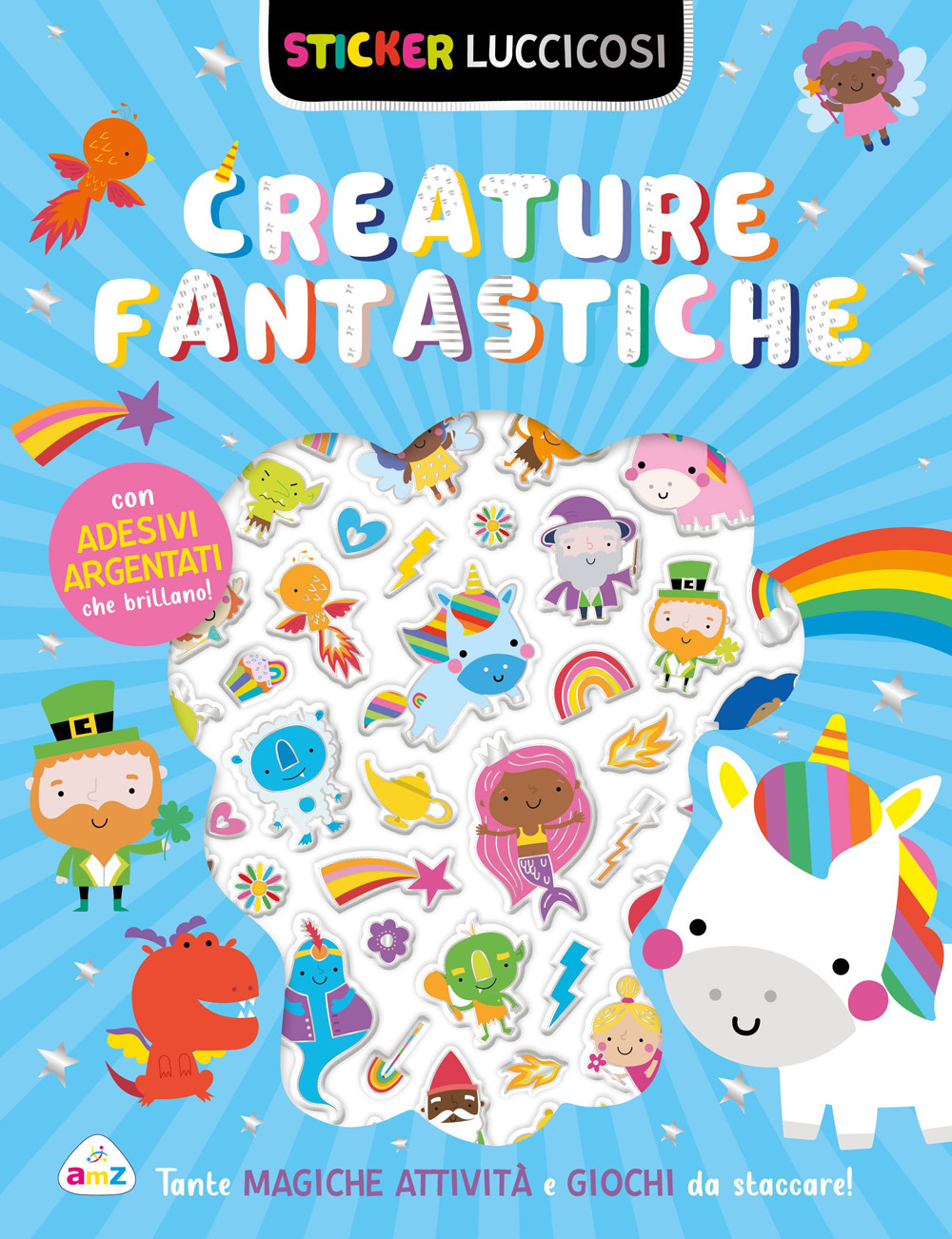 Creature fantastiche. Sticker luccicosi