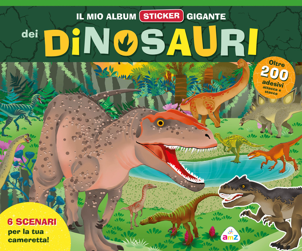Il mio album sticker gigante dei dinosauri