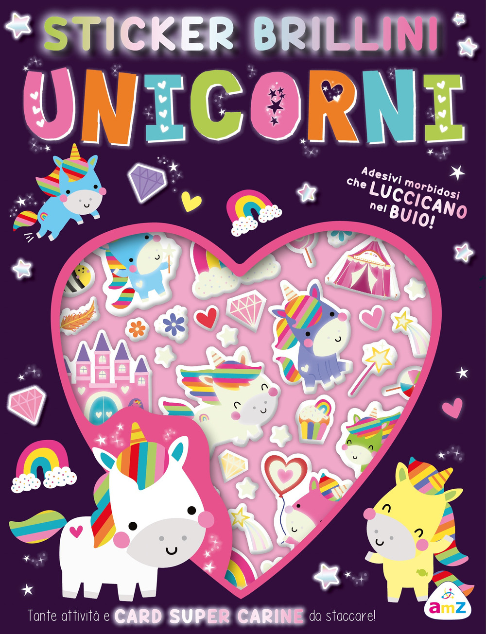 Unicorni. Stickers brillini