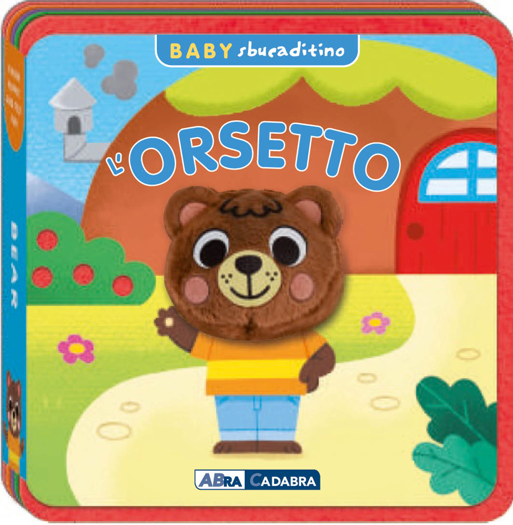 Orsetto. Baby sbucaditino in feltro