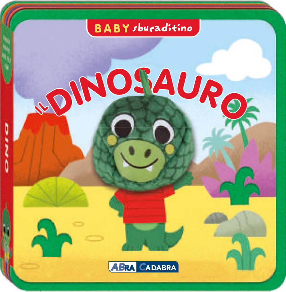 Dinosauro. Baby sbucaditino in feltro