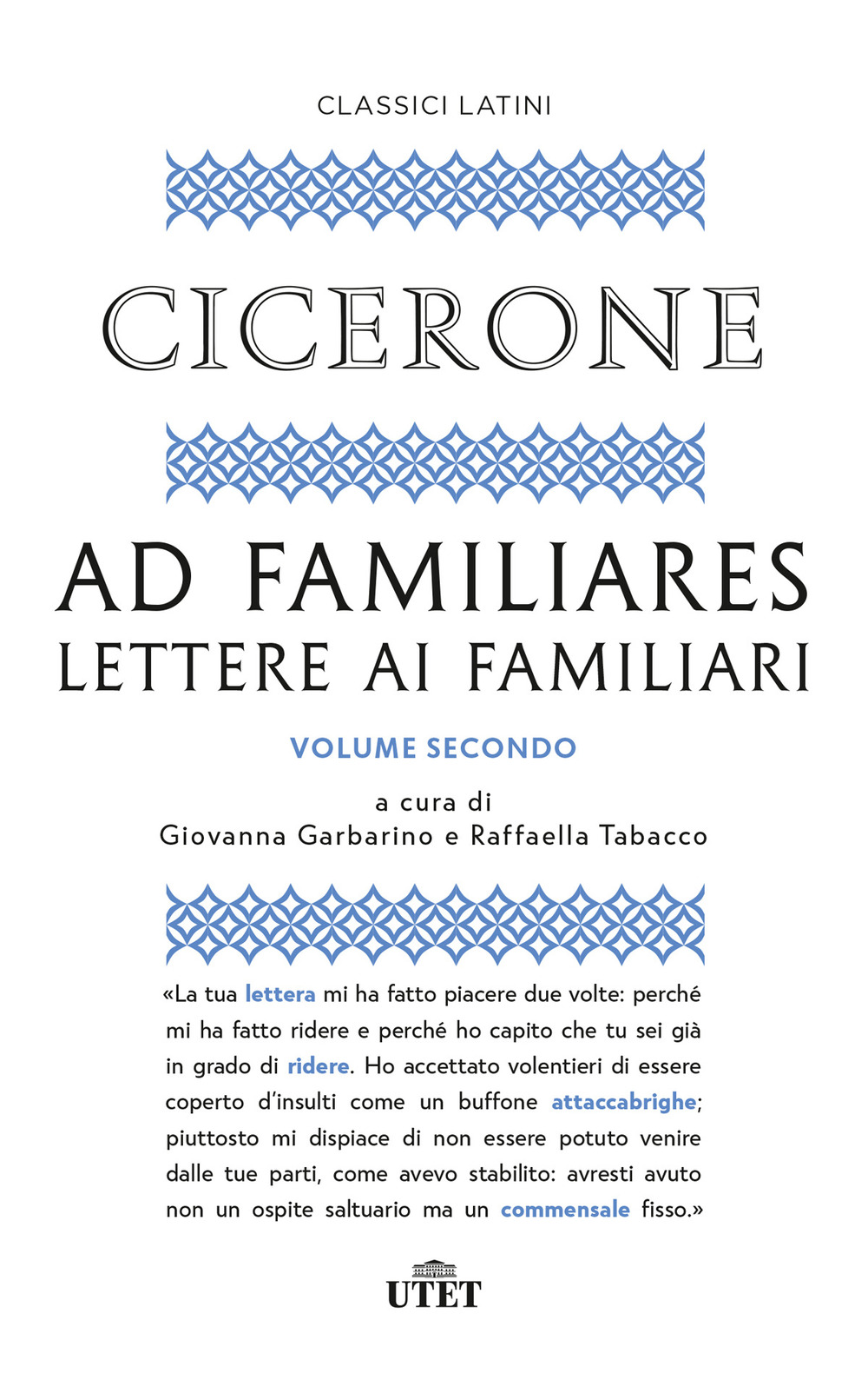 Ad familiares. Lettere ai familiari. Vol. 2