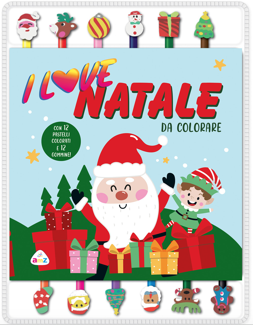 I love Natale da colorare