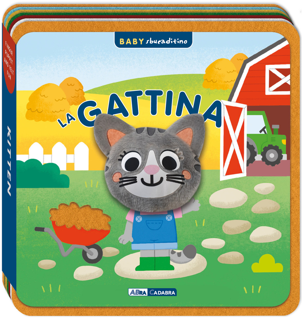 La gattina. Baby sbucaditino in feltro