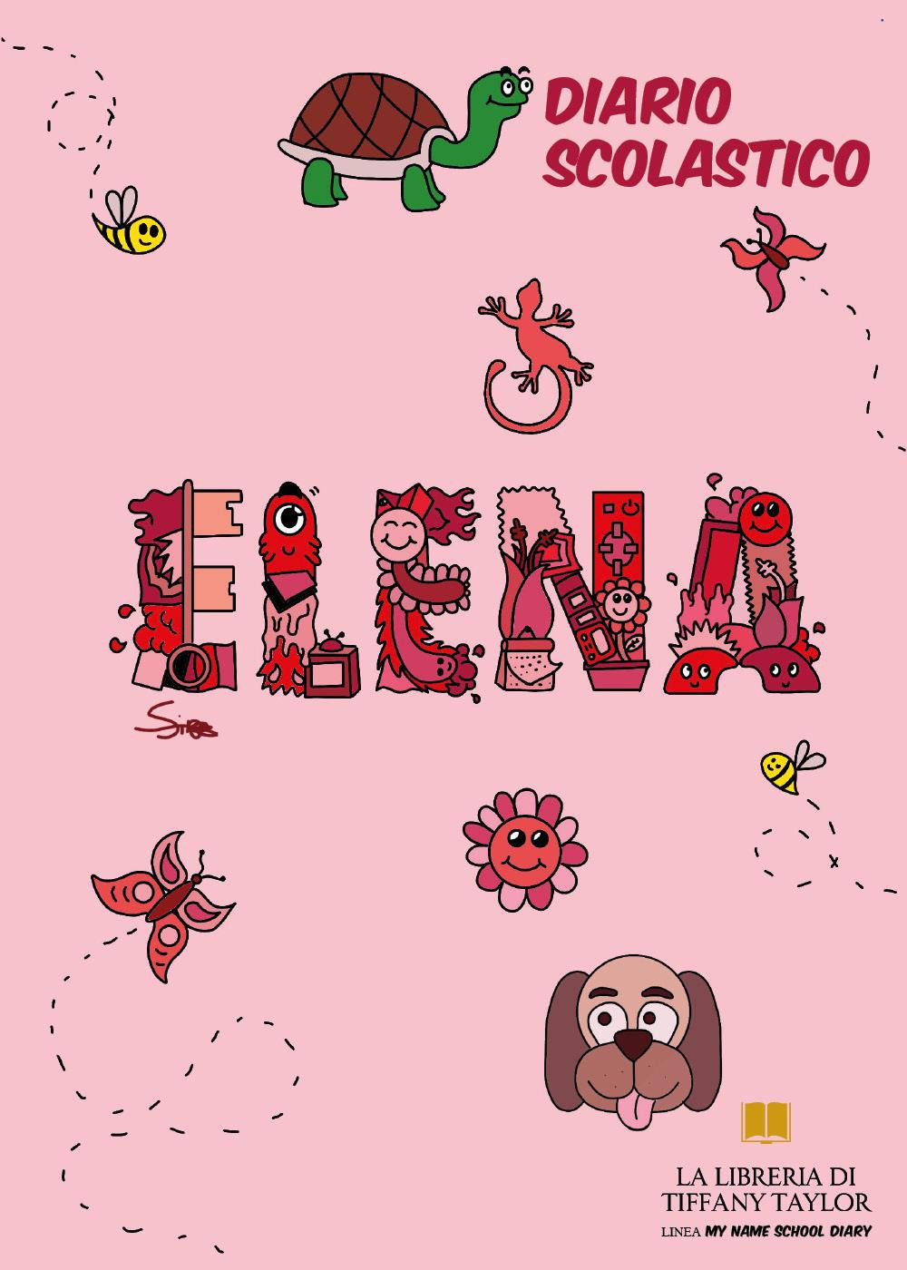 Diario scolastico Elena. La libreria di Tiffany Taylor. Copertina morbida