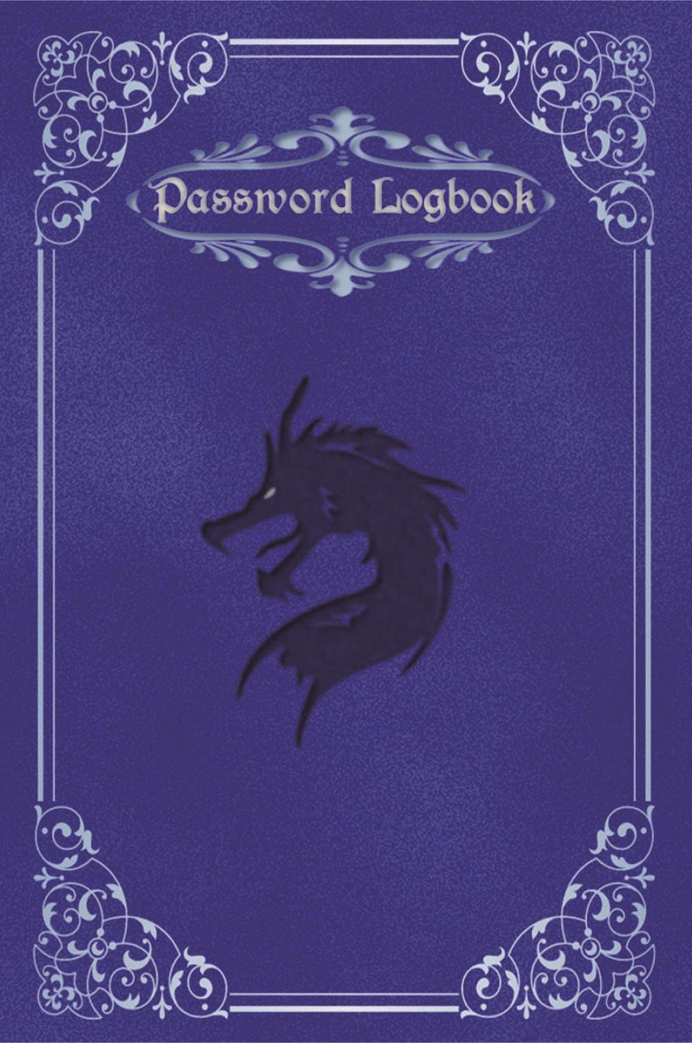 Password Logbook. Camelot Legacy. Blu Cobalto