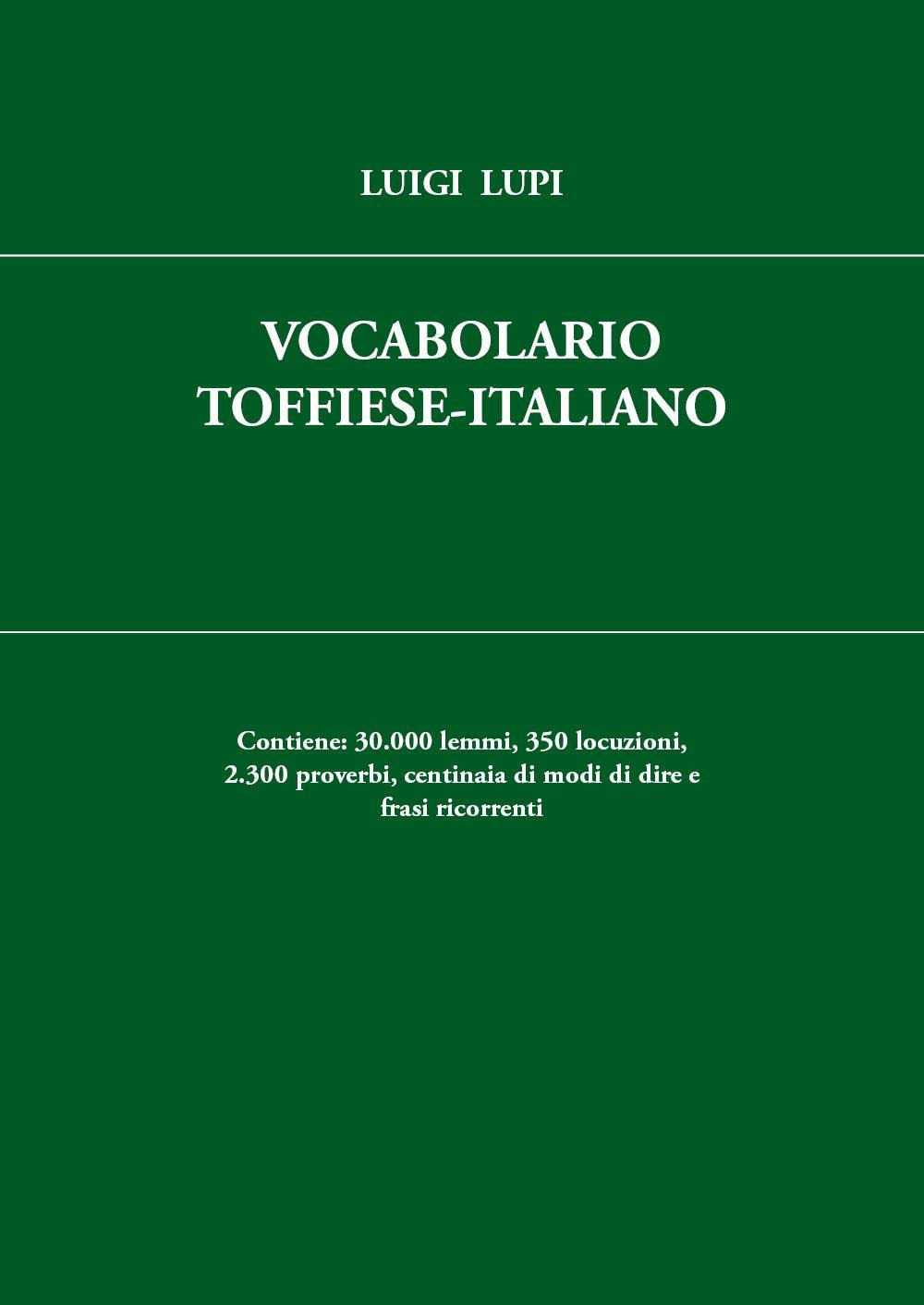 Vocabolario toffiese-Italiano