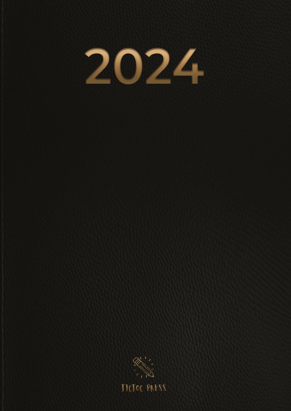 Agenda giornaliera 2024. Formato grande