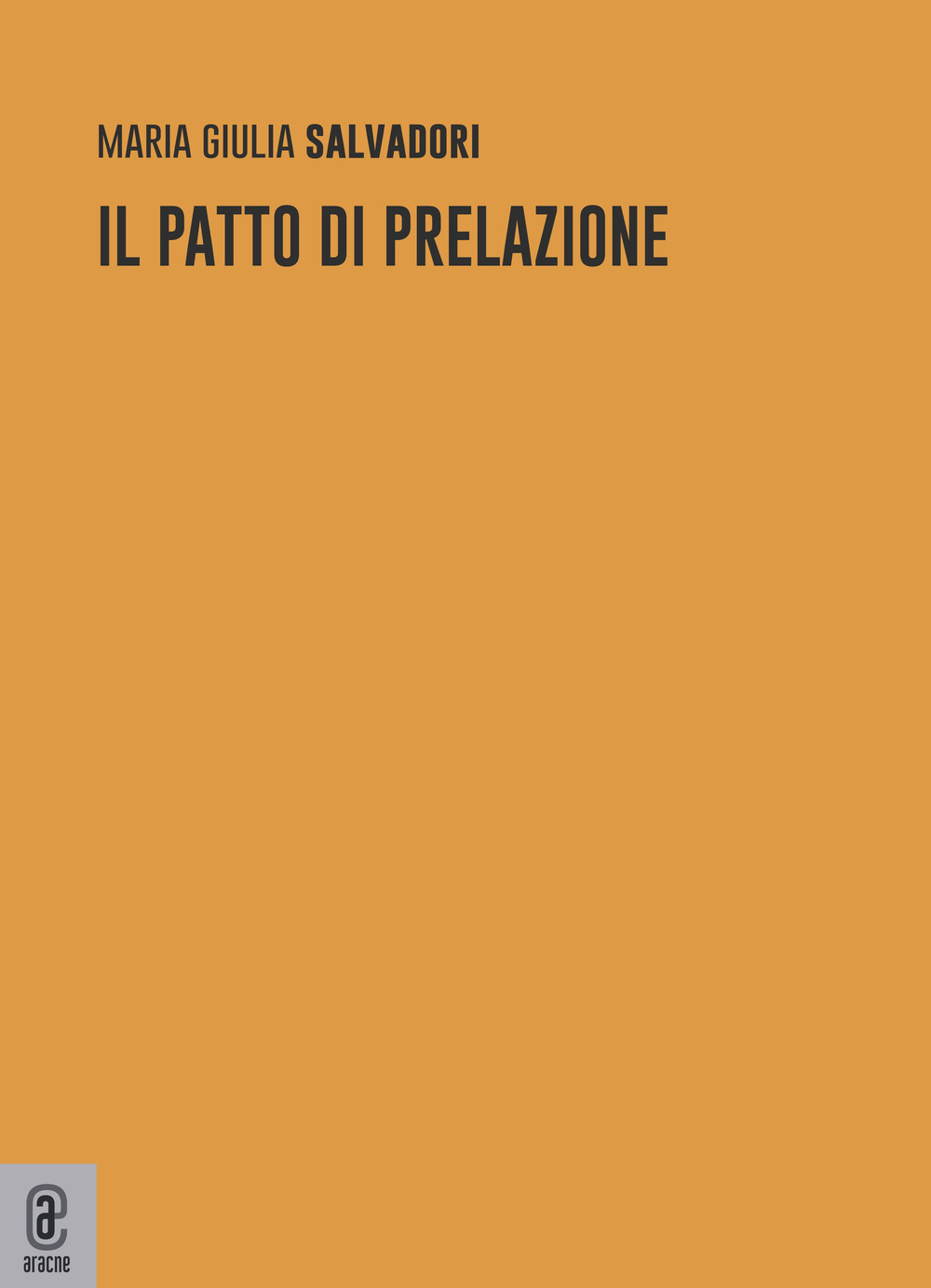 Il patto di prelazione