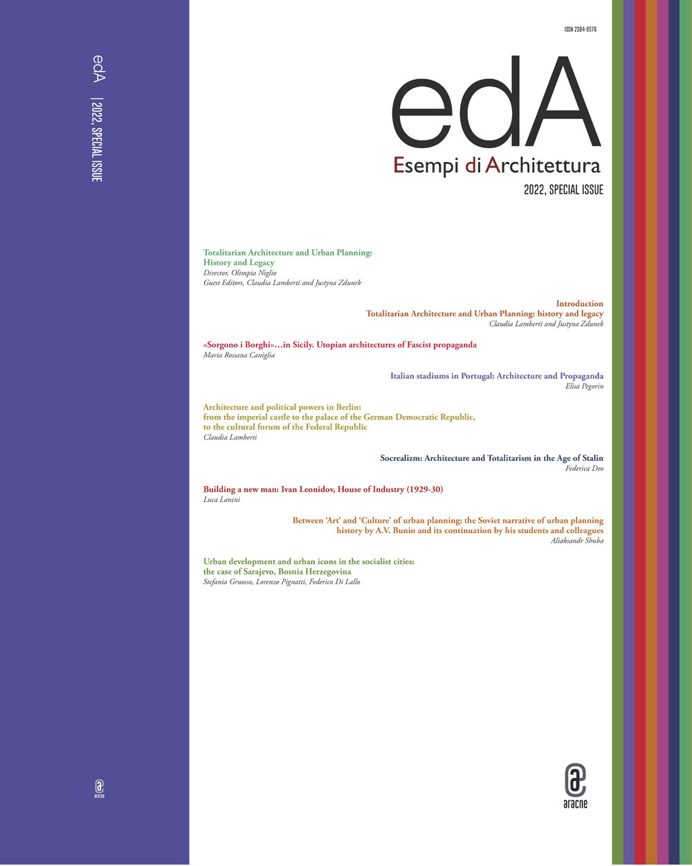 EDA. Esempi di architettura 2022. Totalitarian architecture and urban planning: history and legacy