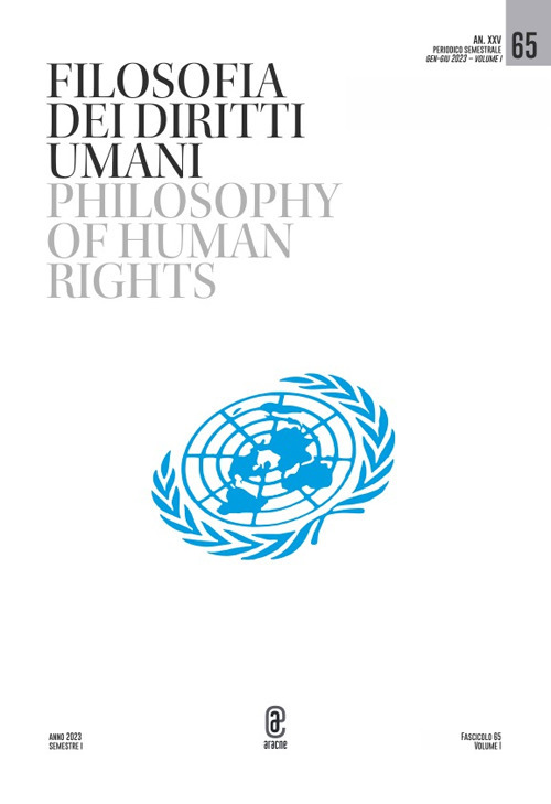 Filosofia dei Diritti umani-Philosophy of human rights. Vol. 65