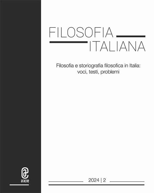 Filosofia italiana. Vol. 2: Filosofia e storiografia filosofica in Italia: voci, testi, problemi