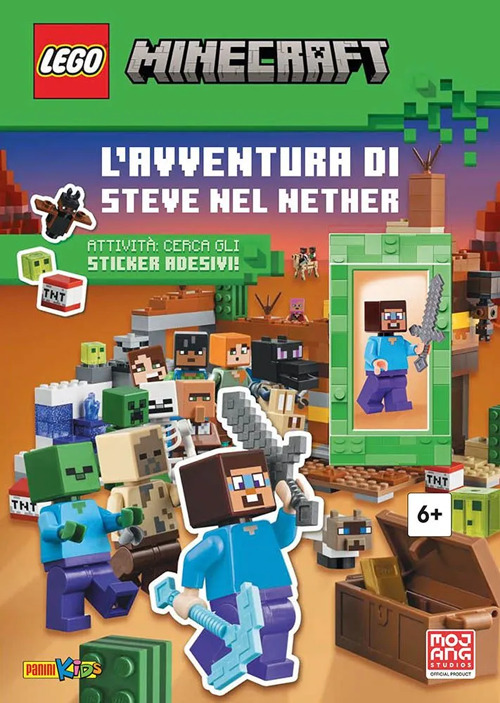 L'avventura di Steve nel Nether. Lego minecraft