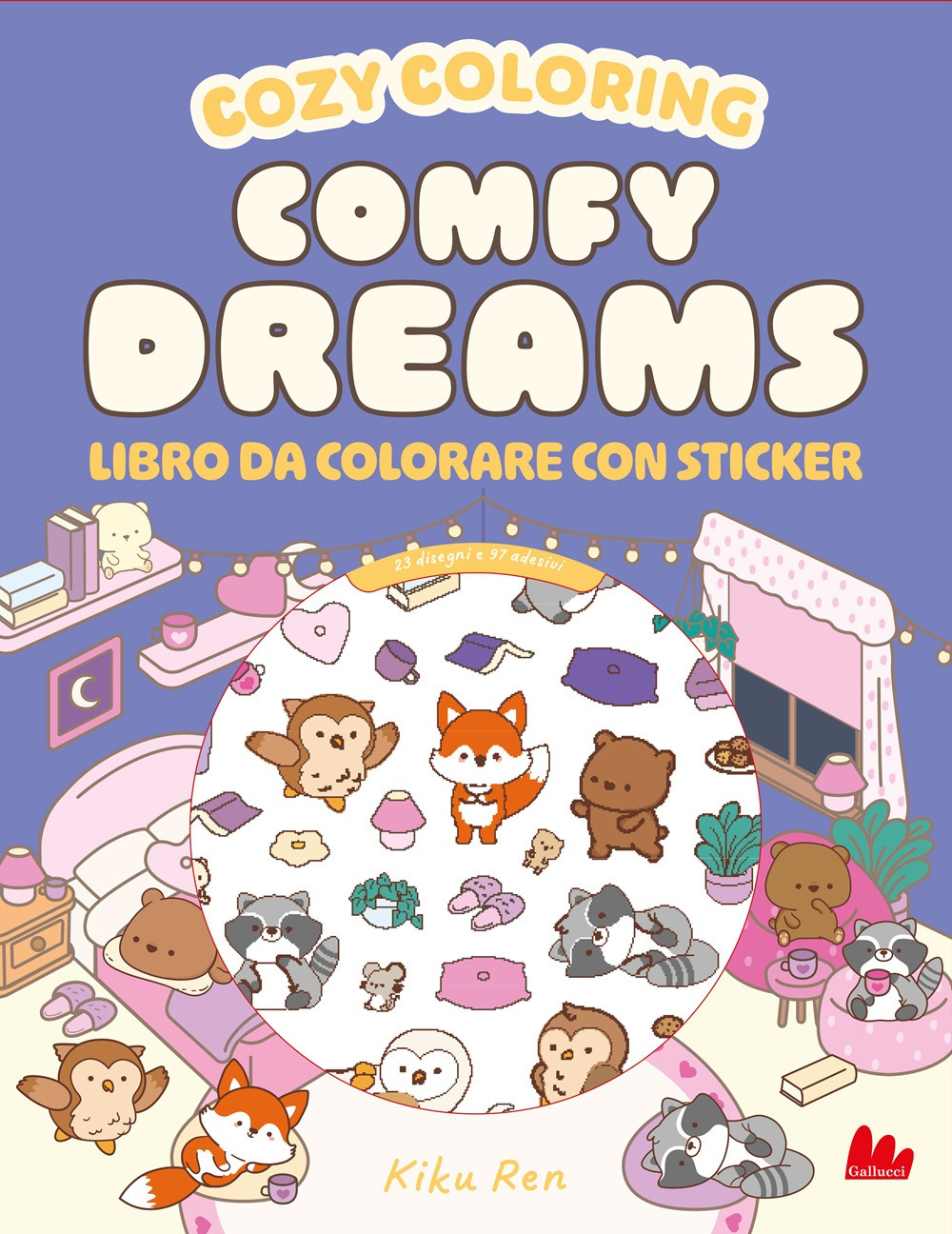 Comfy dreams. Cozy coloring book