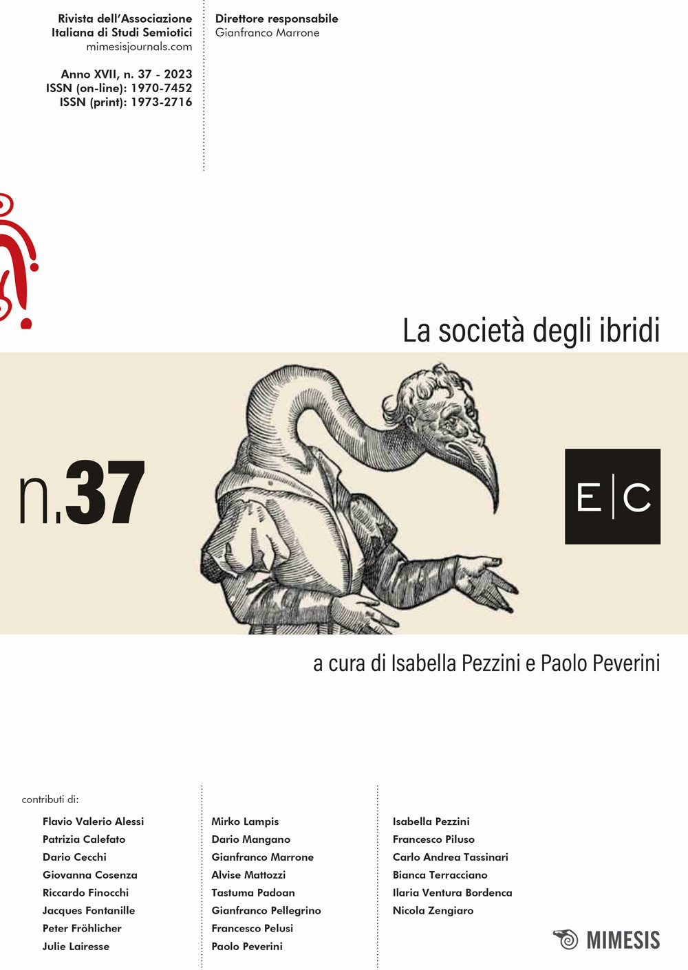 E/C. Rivista dell'associazione italiana di studi semiotici. Vol. 37