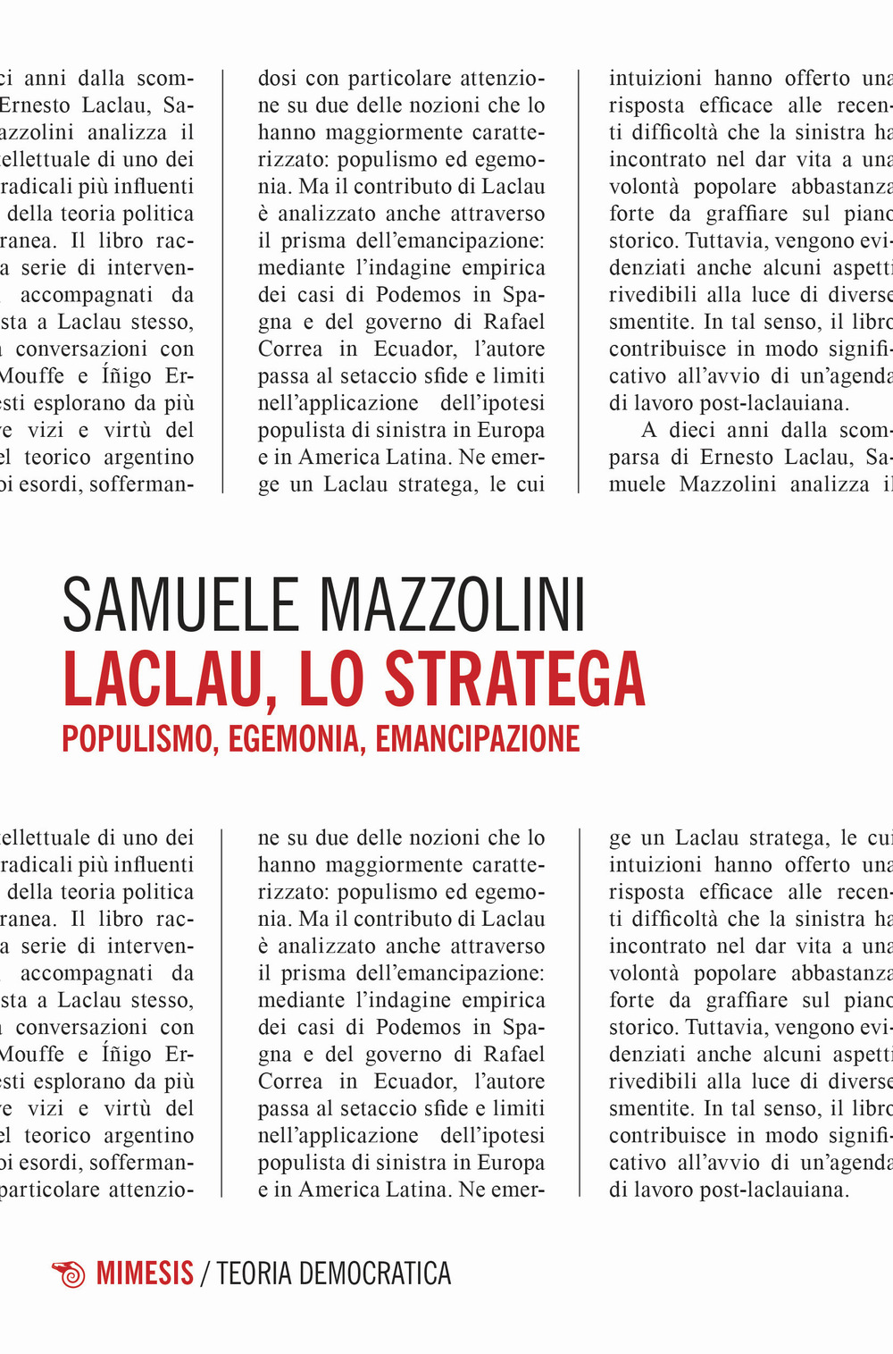 Laclau, lo stratega. Populismo, egemonia, emancipazione