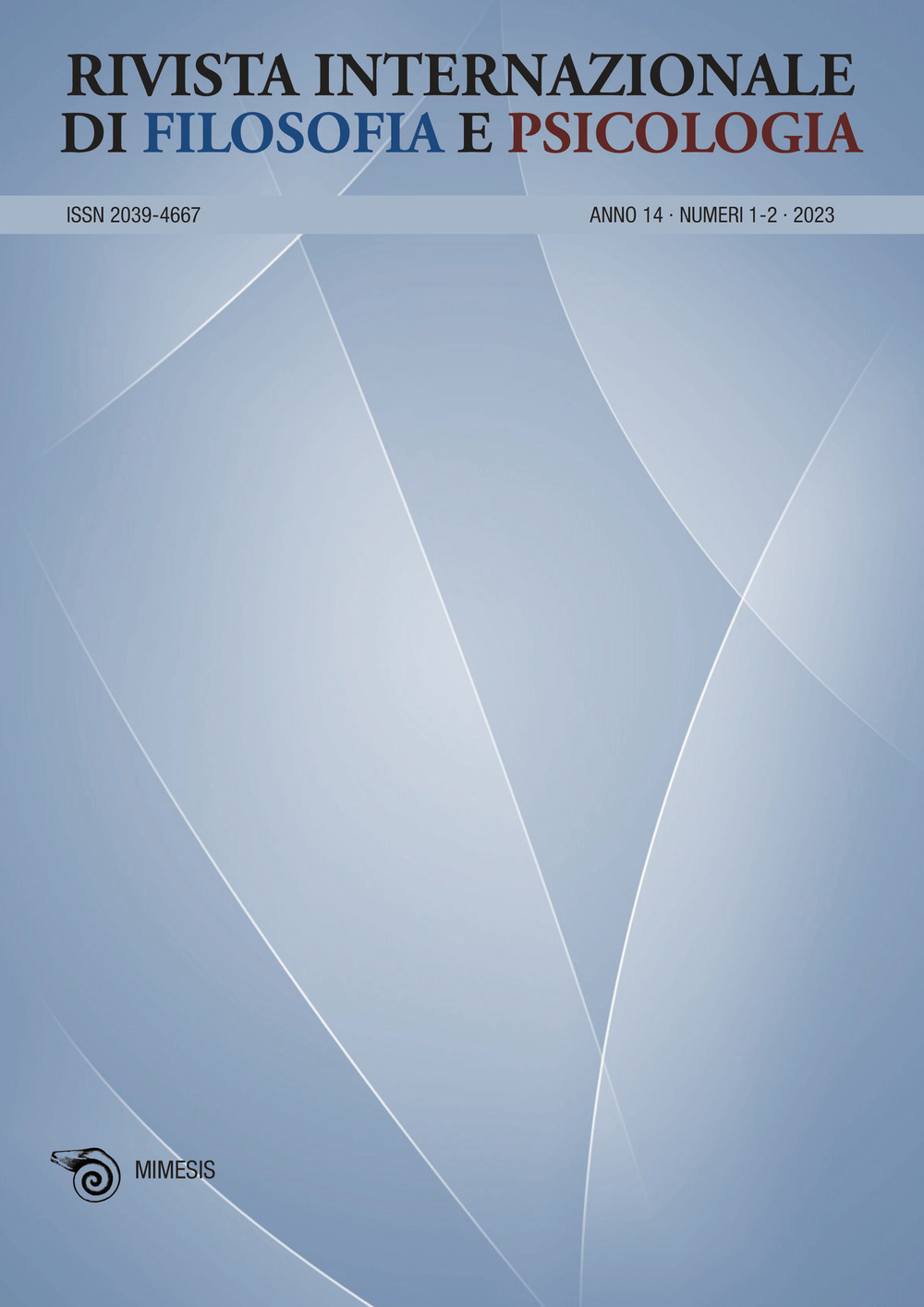 Rivista internazionale di filosofia e psicologia. Vol. 1-2
