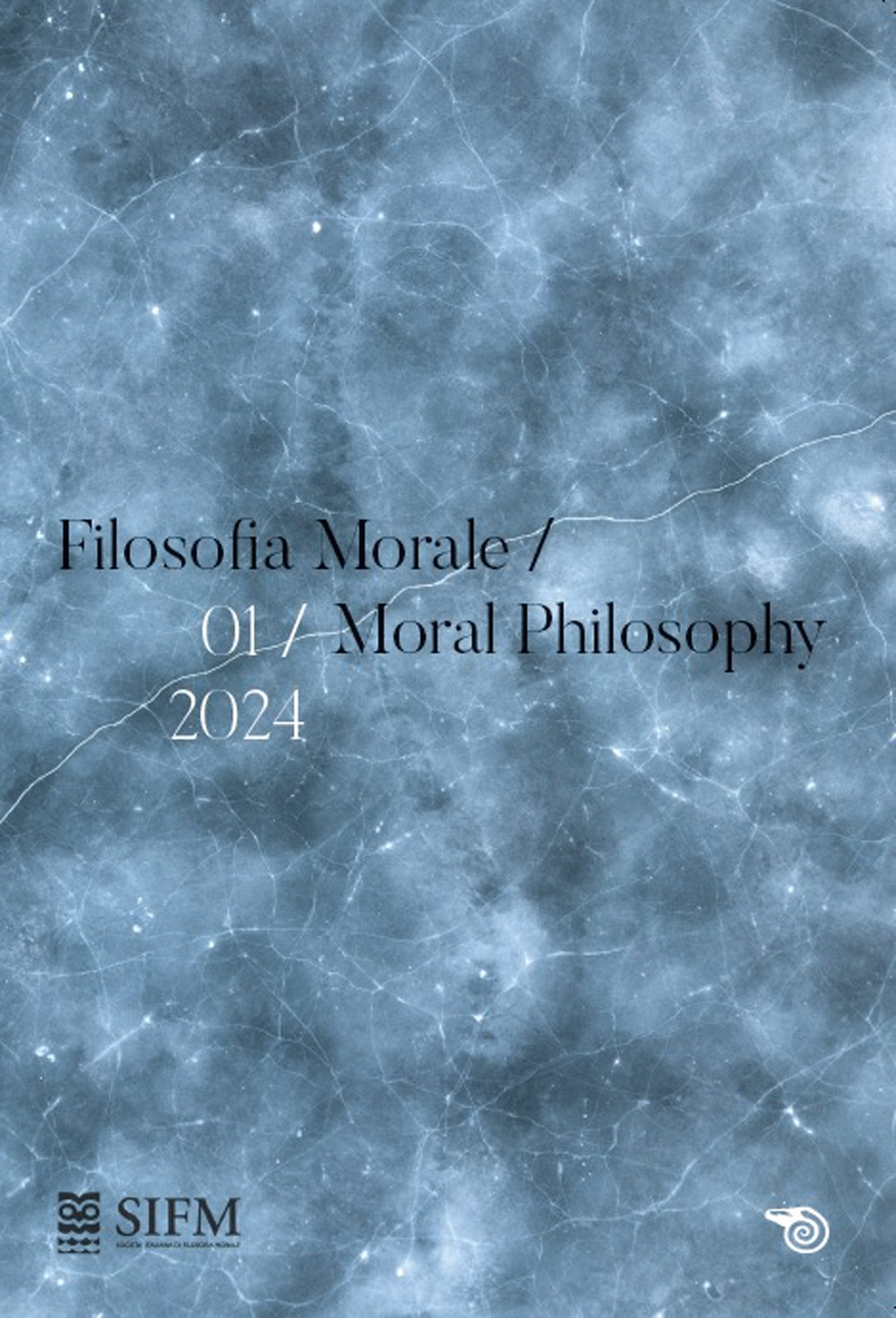 Filosofia morale-Moral philosophy. Vol. 1