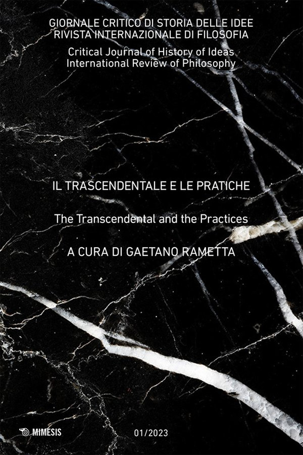 Giornale critico di storia delle idee. Ediz. italiana e inglese. Vol. 1: Il trascendentale e le pratiche