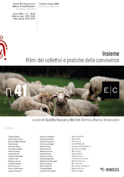 E/C. Rivista dell'associazione italiana di studi semiotici. Vol. 41: Insieme. Ritmi dei collettivi e pratiche della convivenza