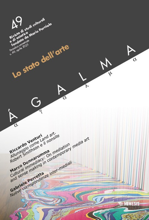 Ágalma. Ediz. italiana e inglese. Vol. 49: Lo stato dell'arte