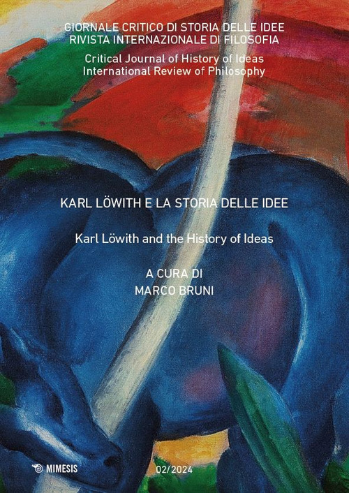 Giornale critico di storia delle idee. Vol. 2: Karl Löwith e la storia delle idee