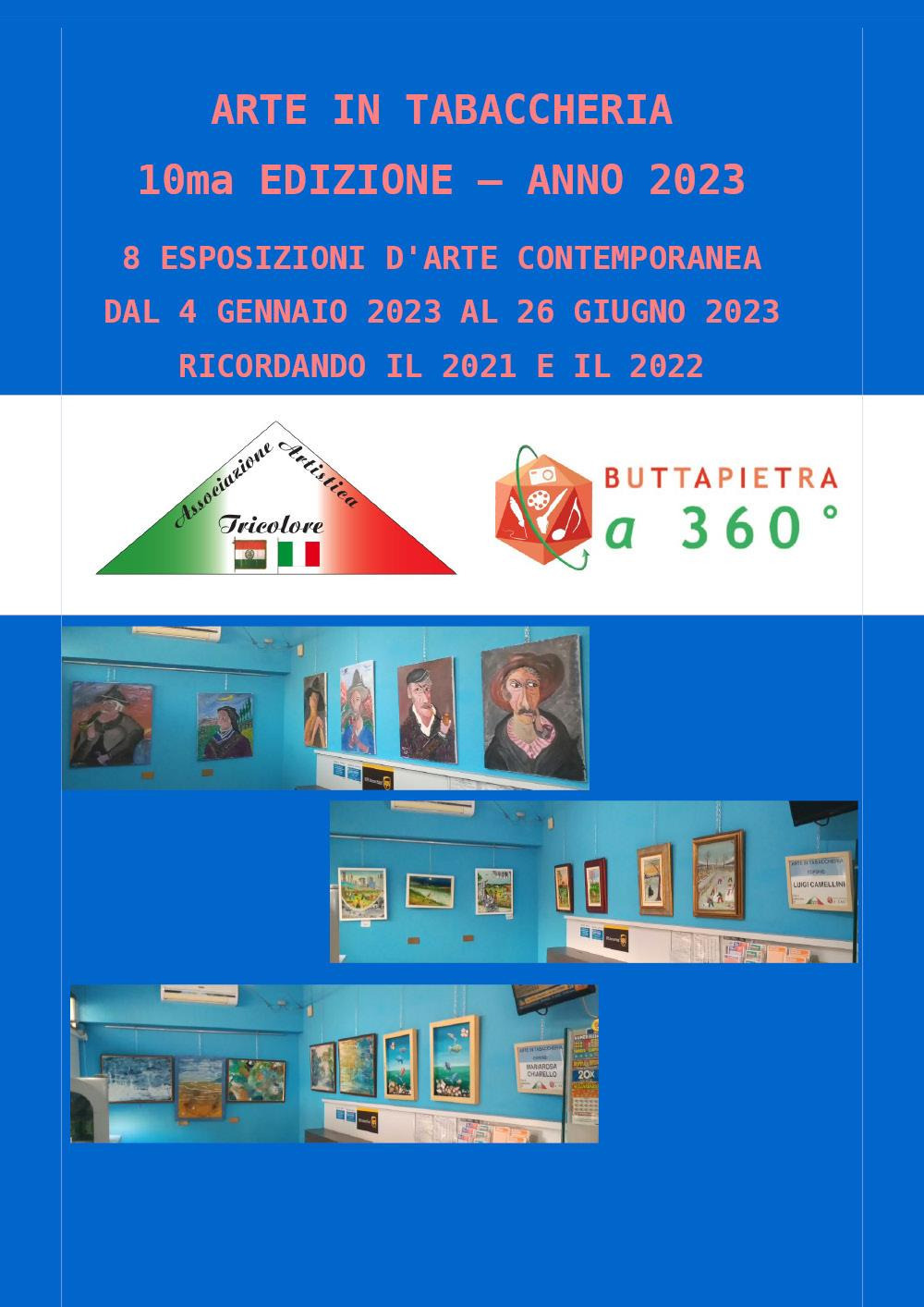 Arte in tabaccheria. X edizione anno 2023