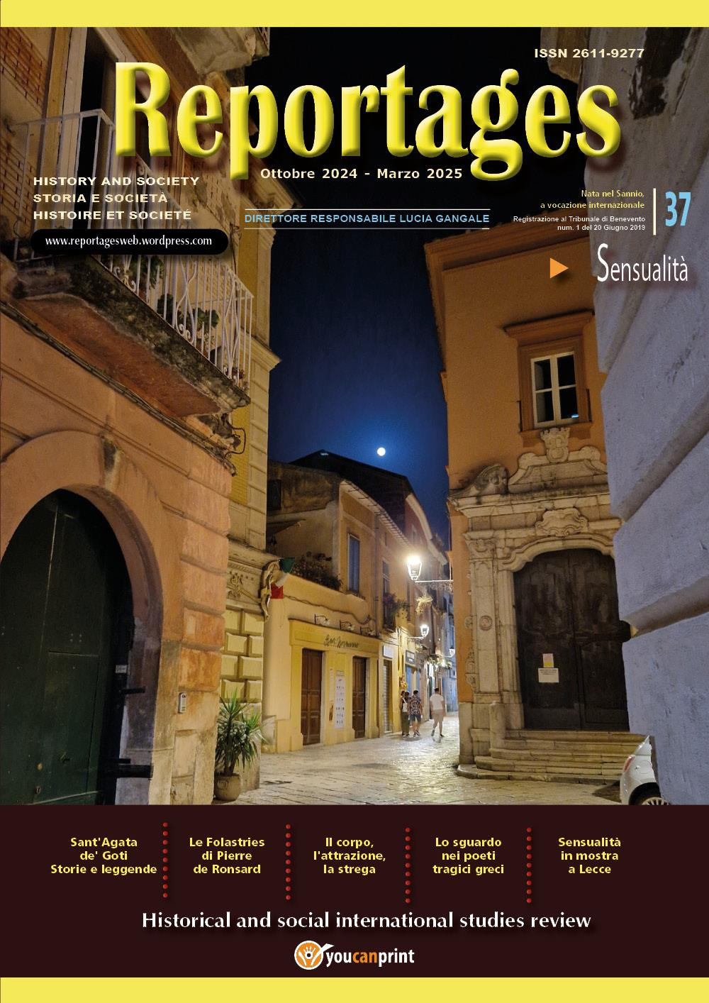 Reportages. Storia e società. Vol. 37