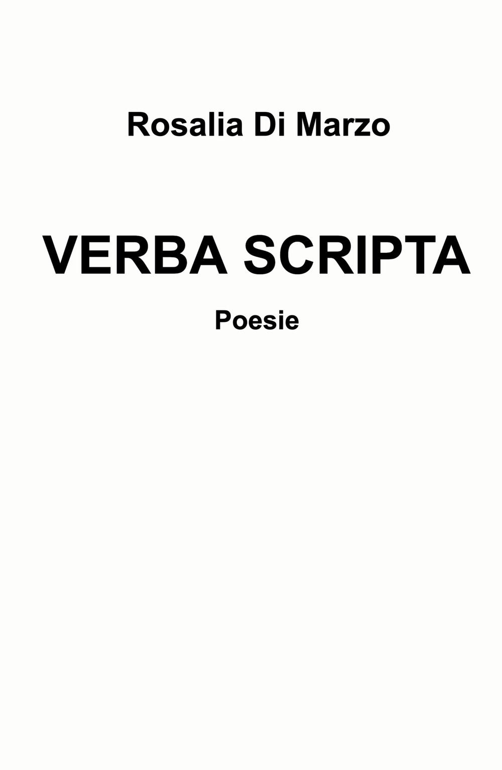 Verba scripta