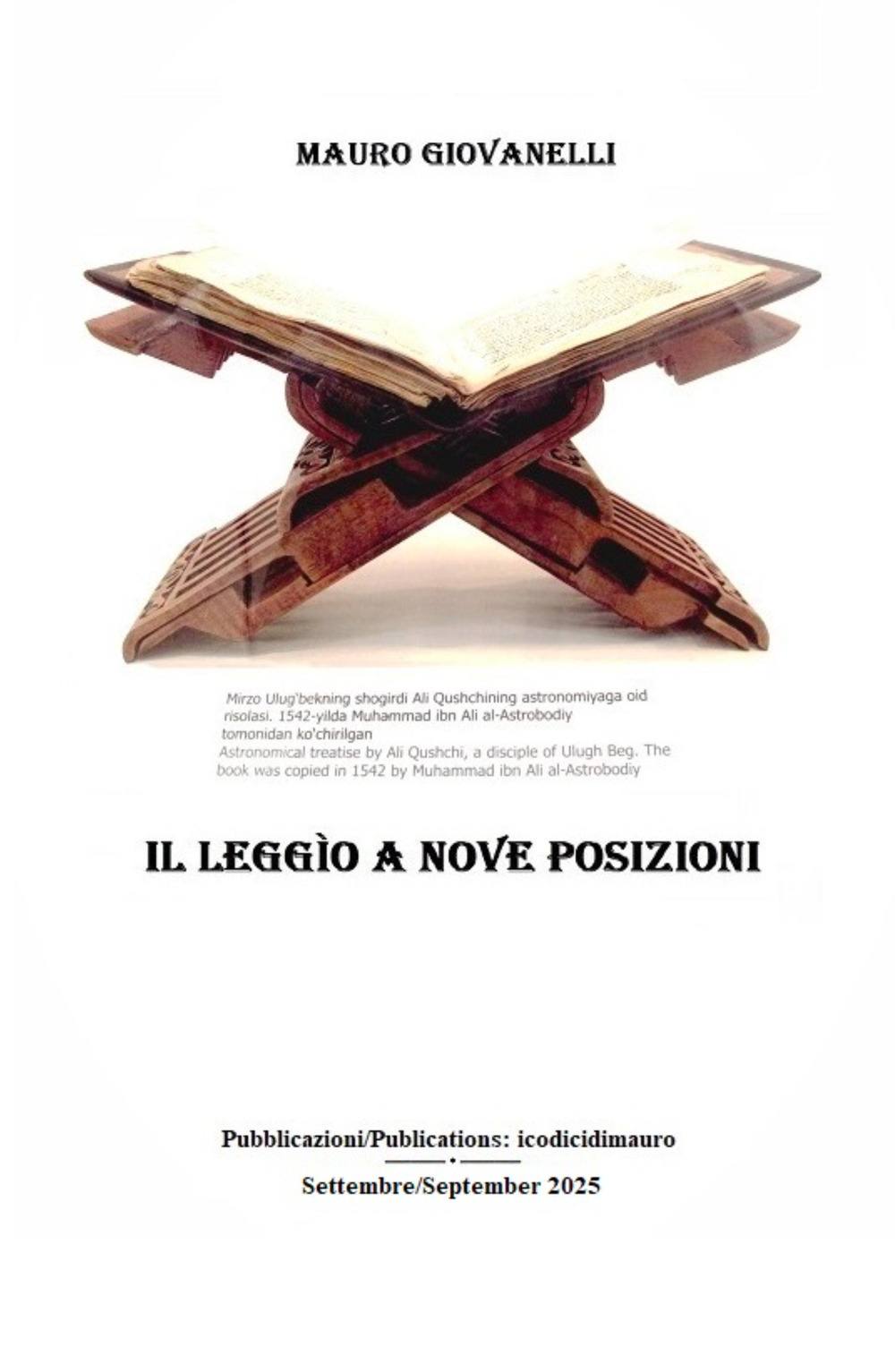 Il leggìo a nove posizioni