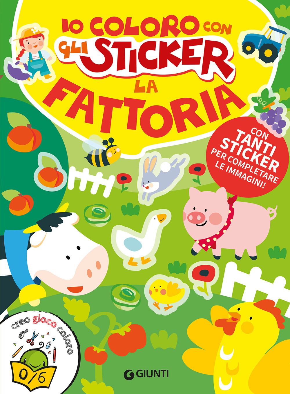 La fattoria. Io coloro con gli stickers