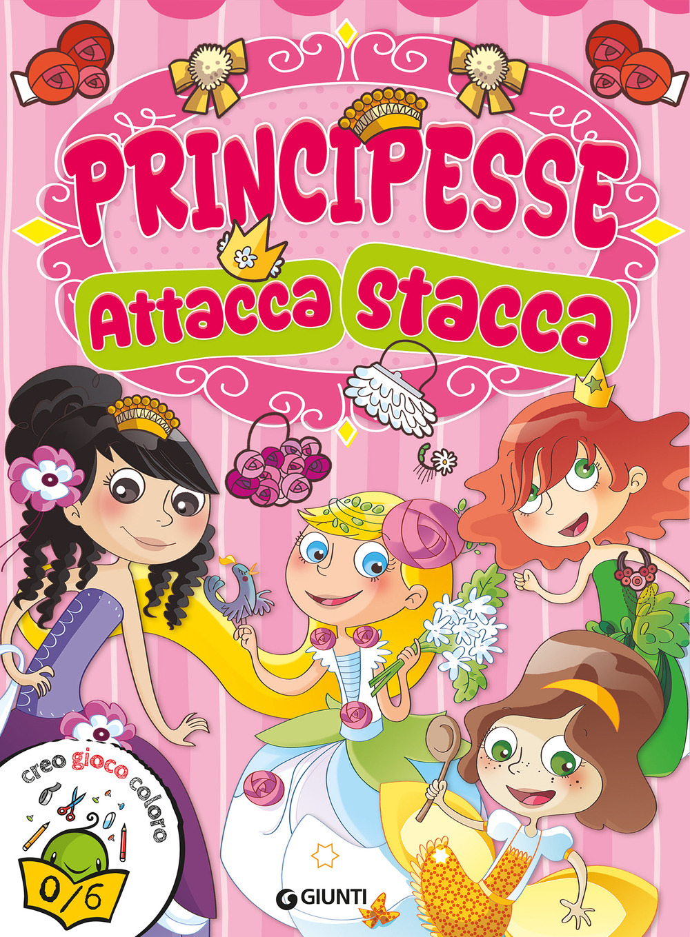 Principesse attacca stacca. Con adesivi
