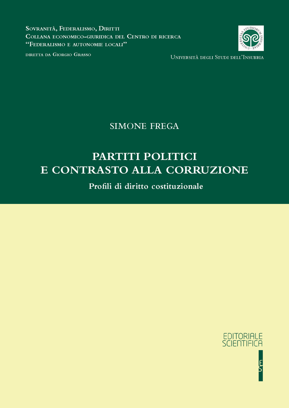 Partiti politici e contrasto alla corruzione. Profili di diritto costituzionale