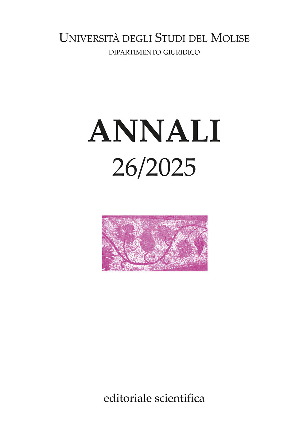 Annali. Vol. 26