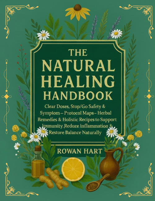 The natural healing handbook. Clear doses, stop/go safety & symptom. Protocol maps—Herbal remedies & holistic recipes to support immunity, reduce inflammation & restore balance naturally