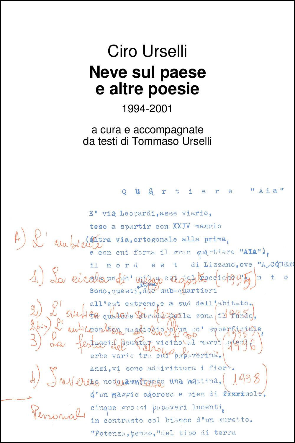 Neve sul paese e altre poesie