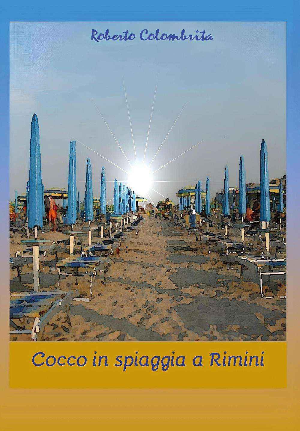 Cocco in spiaggia a Rimini