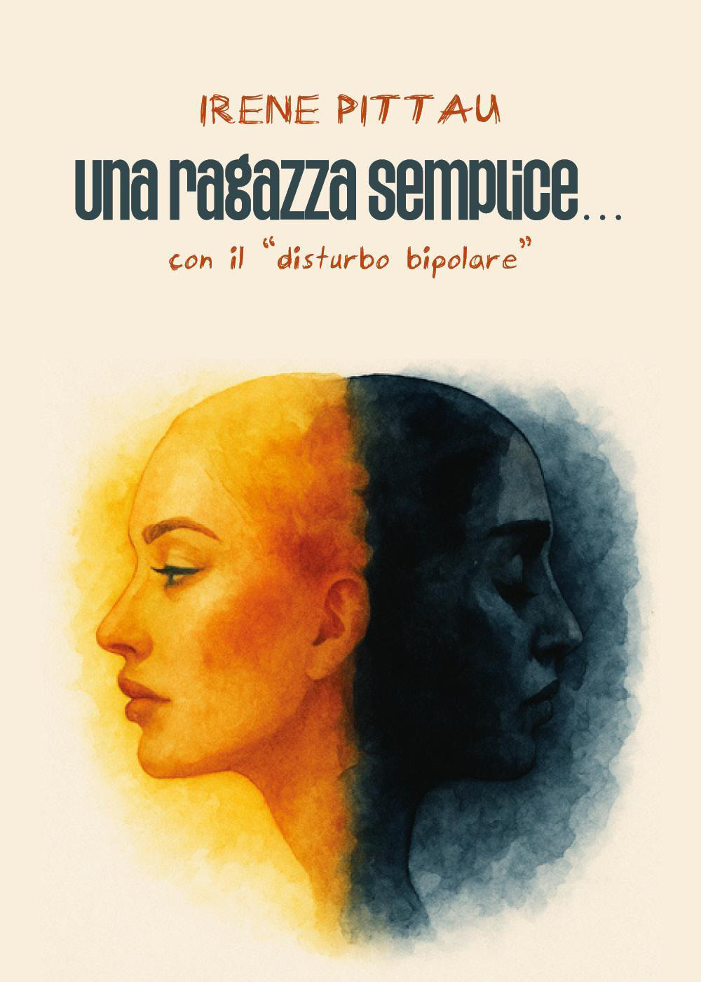Una ragazza semplice con il disturbo bipolare