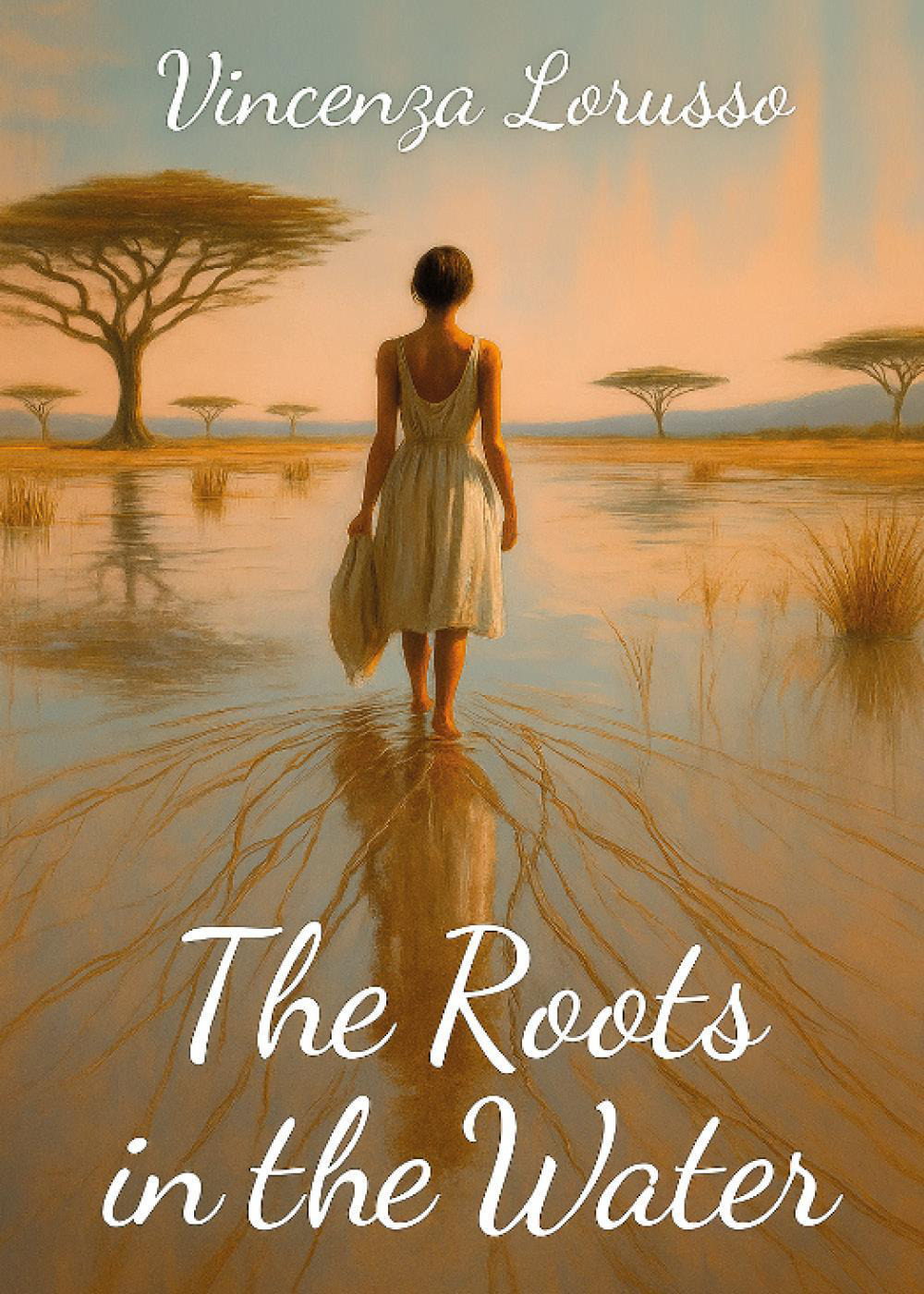 The roots in the water