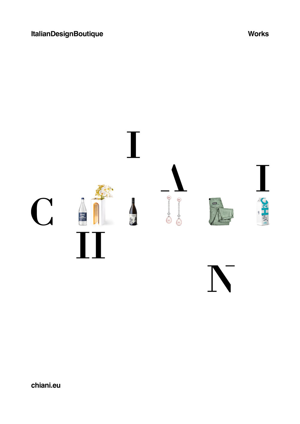Chiani. Italian Design Boutique. Works 2015-2025