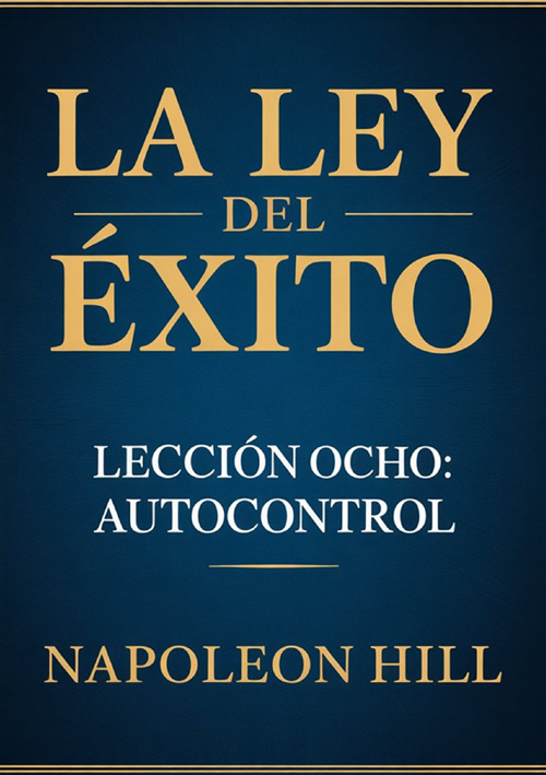 La ley del èxito. Lección ocho: autocontrol