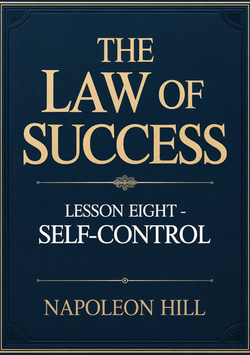 The law of success. Lesson Eight. Self-control