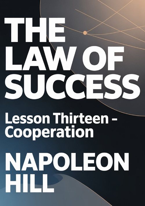 The law of success. Lesson thirteen. Cooperation