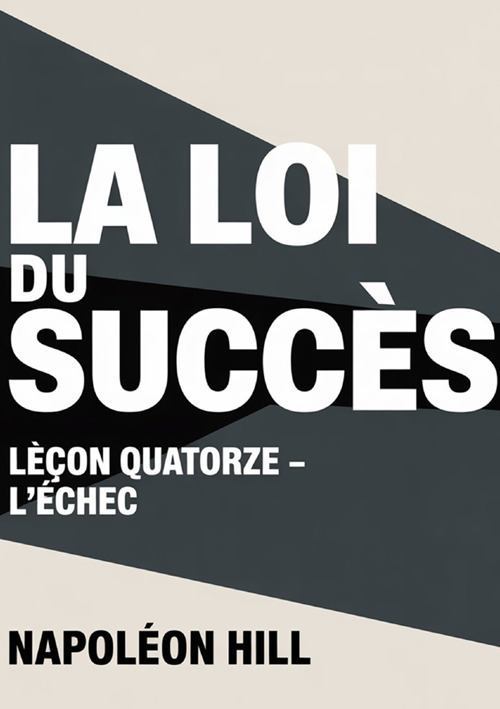 La loi du succès. Leçon quatorze. L'échec