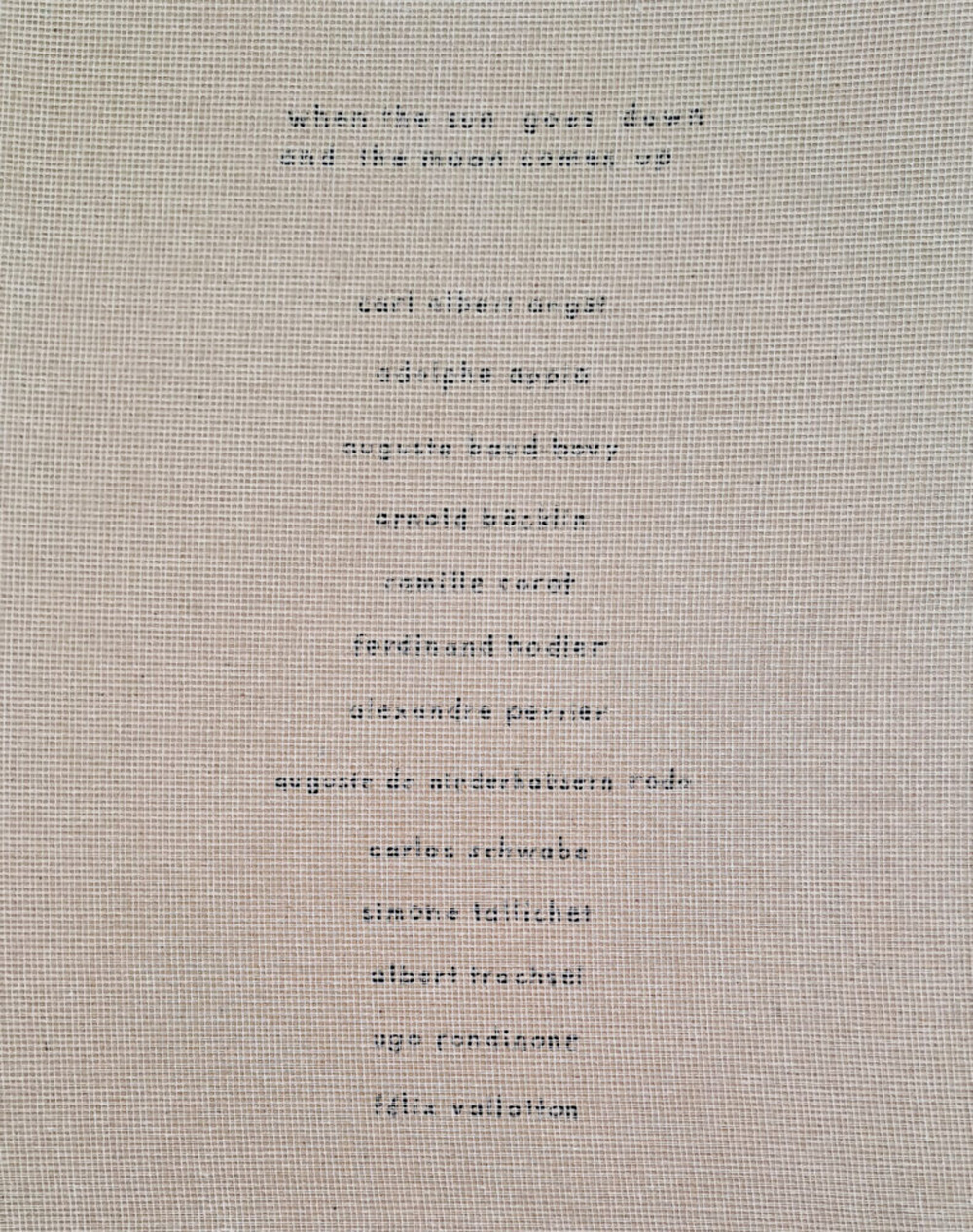 When the sun goes down and the moon comes up. Ediz. inglese e francese